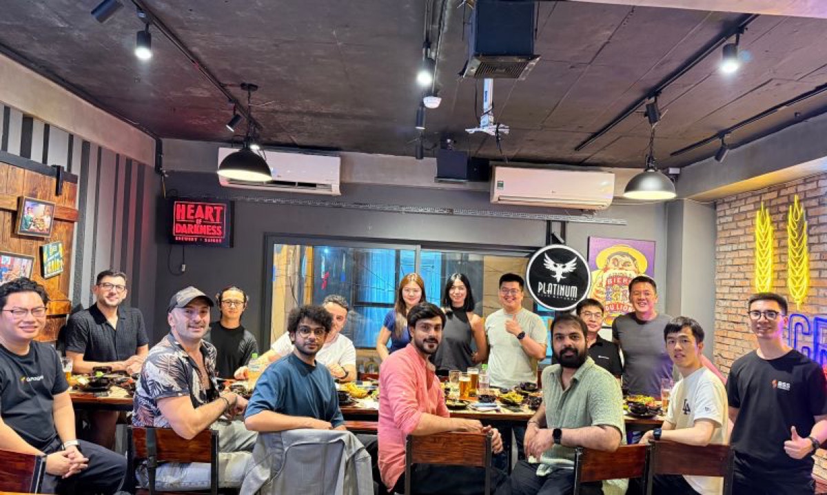 The networking dinner after ShopX