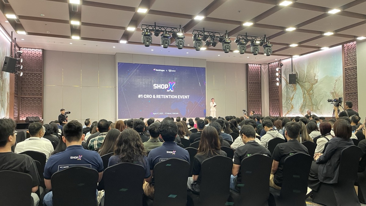 The main room at ShopX 2025